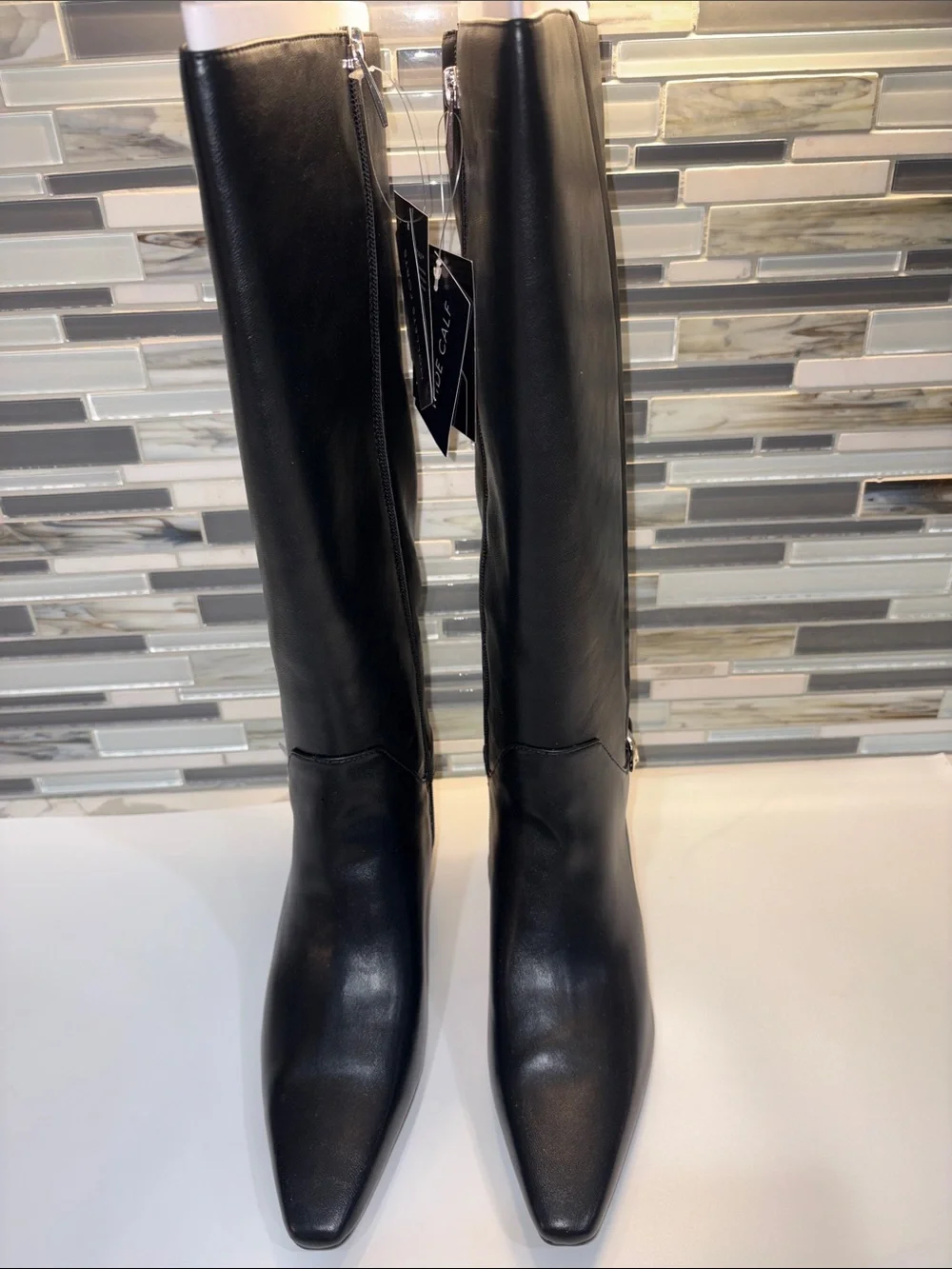 Naturalizer Eartha Black Leather Boots